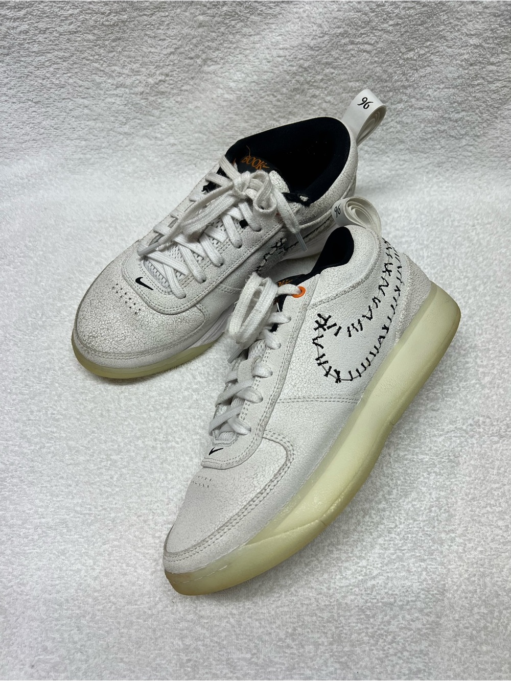 Rare! Nike Book 1 'Nightmare Before Christmas’ Glowing Soles Shoes M 8 / W 9.5 - Picture 14 of 15